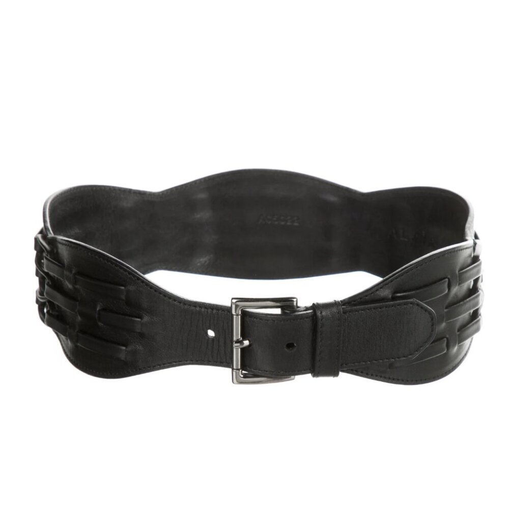 Black Alaia Belt